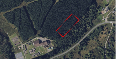 Proposed site for the new water treatment works