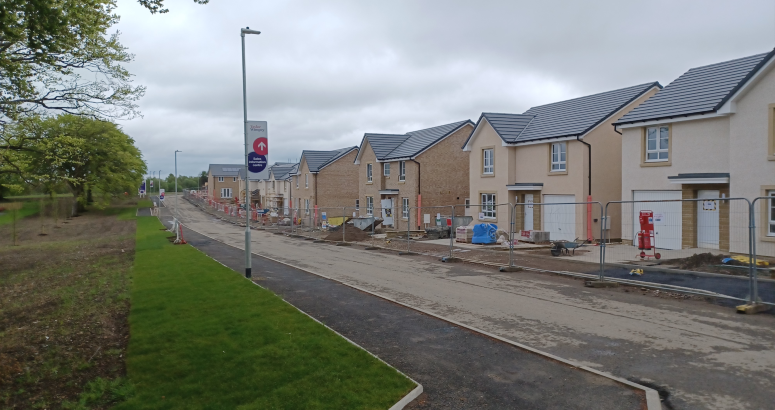 Up to 5000 new houses are being built in the area Robroyston Water Main Upgrade