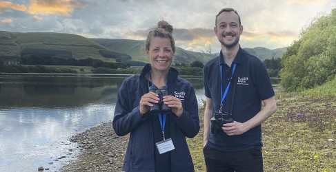 Gladhouse Reservoir in Midlothian welcomes two new 'reservoir rangers' Gladhouse Reservoir in Midlothian welcomes two new 'reservoir rangers'