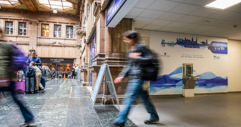 Passengers Encouraged to Top Up from The Station Tap on World Refill Day