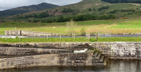 Loch Venachar Dam Flood Improvement Loch Venachar fish ladder