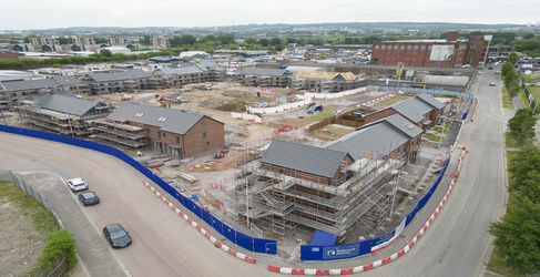 The 48-home Arrolbridge development by Keepmoat Homes Green Heating in Dalmarnock