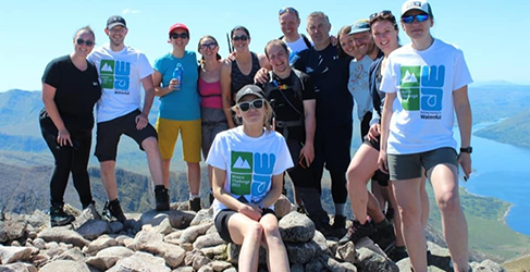 Munro Challenge 2024 Shows a group at the summit of Ben Staray from the 2022 Munro challenge