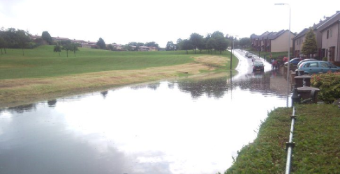 Flooding at St Leonard Park