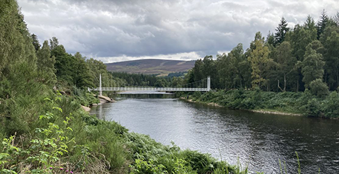 River Dee general view of the River Dee