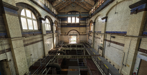 When originally opened the B listed Renaissance building used three powerful steam-driven pumps Partick Pumping Station