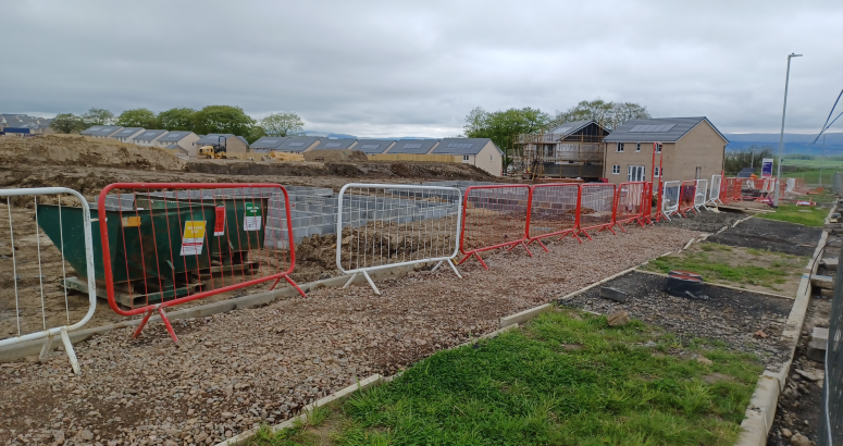 Around 5,000 new houses are being built in the area Robroyston Water Main Upgrade