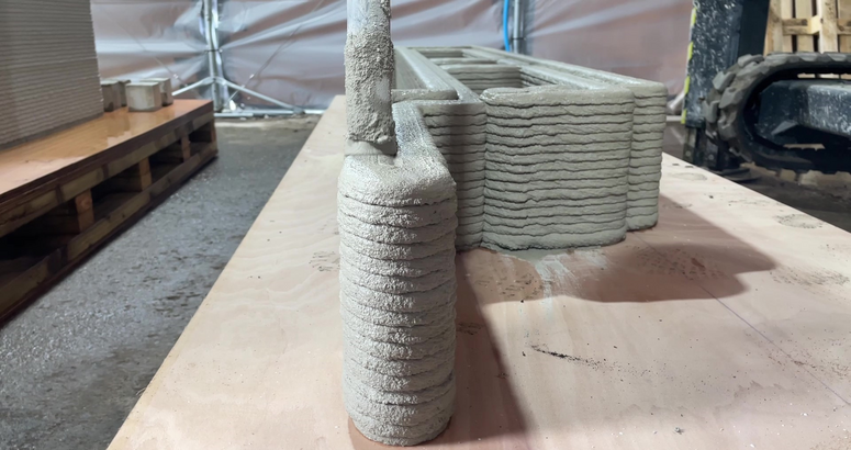 Assets can be 'printed' in a matter of hours 3D Concrete Printing