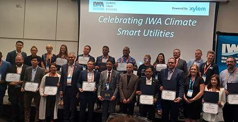 IWA Award Winners Large group of Award Winners at the IWA World Water Congress in Toronto 2024