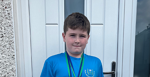 Learn to Swim Callan Johnston Young Learn to Swim student Callan Johnston head and shoulders