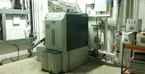 Biomass Boiler at Penwhirn WTW Biomass Boiler at Penwhirn WTW